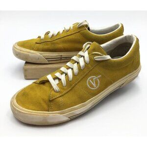 VANS Anaheim OG Style Sid Suede Shoes Men 8.5 Women 10 Yellow Low Top Flying V